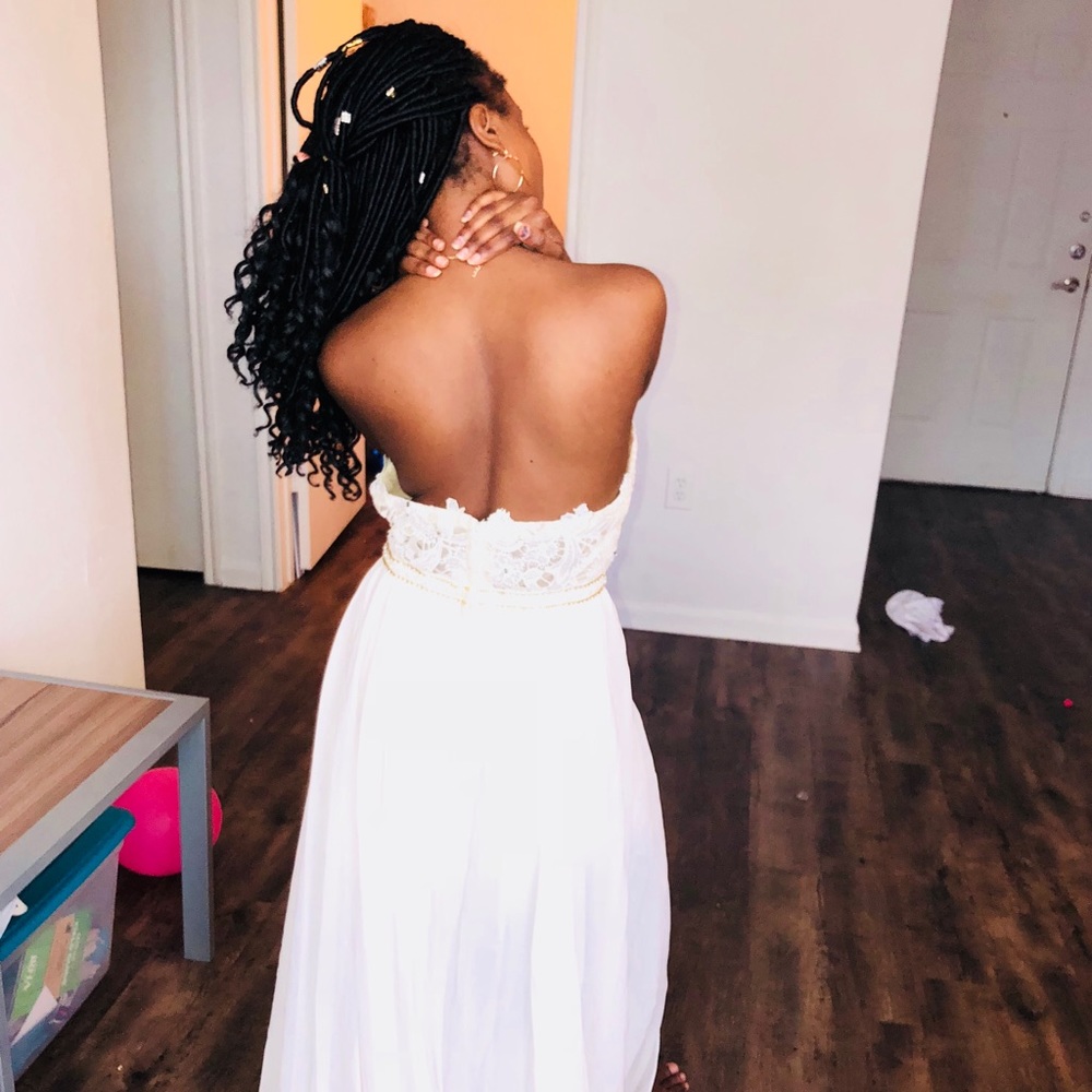 White dress